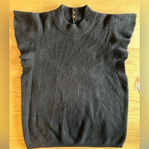 Maeve Cashmere Sweater Tank NWT Black